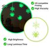 Home Office Window Display Art Halloween Glow in The Dark Wall Stickers Luminous Decals with Ghost Spooky Party Decorations for Castle Pumpkin