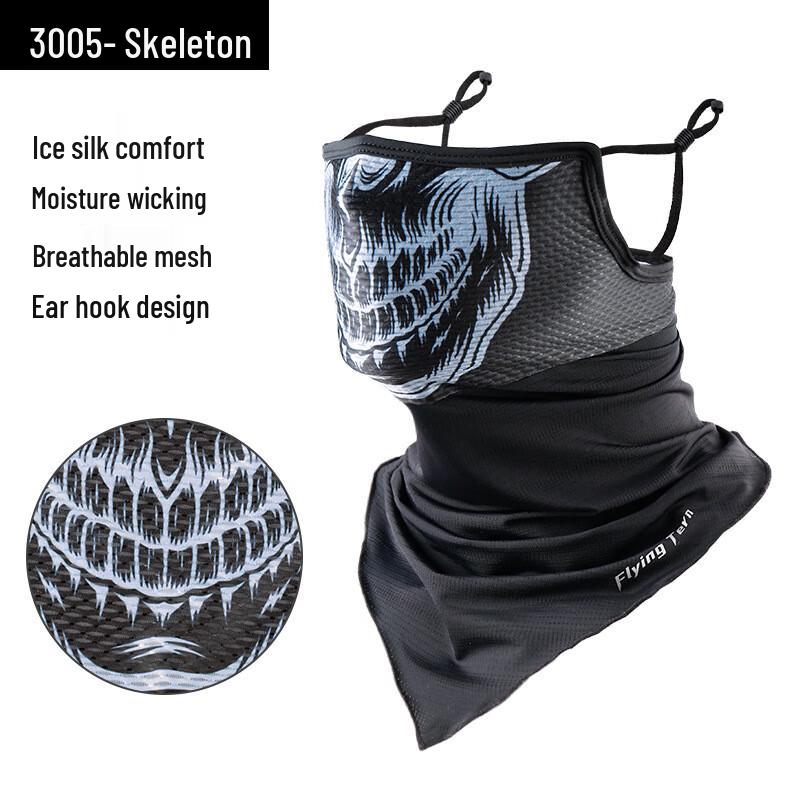 Ice Silk Sun Protection Cycling Face Mask & Headband