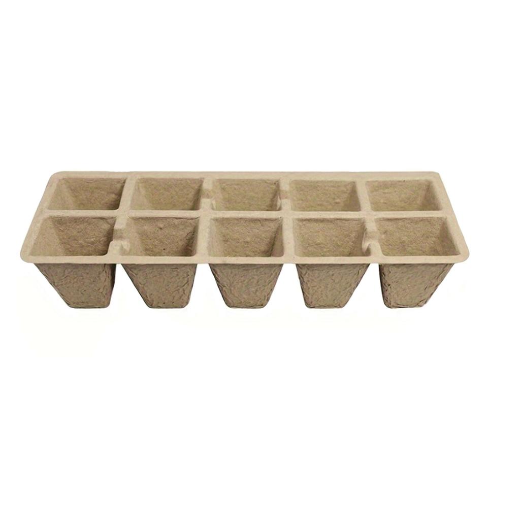 10PCS Seedling Tray Seedling Nutrition Cup Seedling Cup Plug Tray