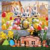 Celebrate Easter Photography Backdrop Cartoon Easter Hanging Banner Poster Props  Photo Booth