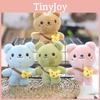 Cute Bear Plush Toy Keychain Adorable Teddy Bear Bag Accessory Soft Stuffed Animal