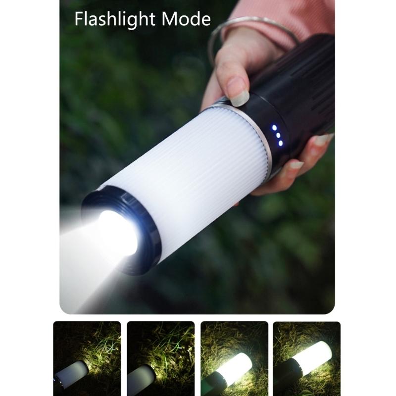 Waterproof Portable Tent Light LED Color String Light Camping Lanterns Light Flashlight Camping String Light Power Banks