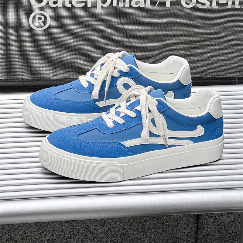 Fashion Men Vulcanized Shoes 2025 New Red Casual Platform Sneakers Vintage Sports Fashion Skateboard Shoes Flats Tennis Tenis Masculino