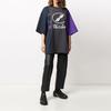 We11Done Reflective Logo Spliced Casual High Street T-Shirt Unisex T-Shirts Black WD-TP7-20-100-U-PP