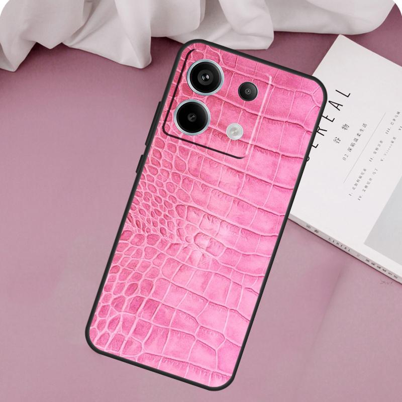 Crocodile Pattern Print Case For Xiaomi Redmi Note 14 13 12 11 10 9 Pro 11S 12S Redmi 14C 10C 12C 13C 15C 15 Cover