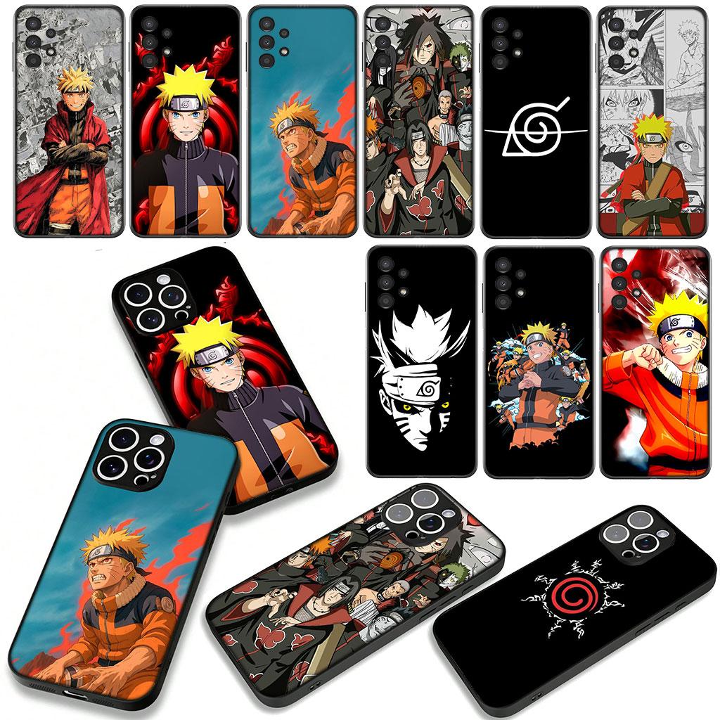 for Samsung Galaxy A25 A37 A57 A12 A14 A50 A51 A70 A71 A72 A21S A04 M15 Note 20 9 8 10 Case Akatsuki Narutos Sasuke Uchiha