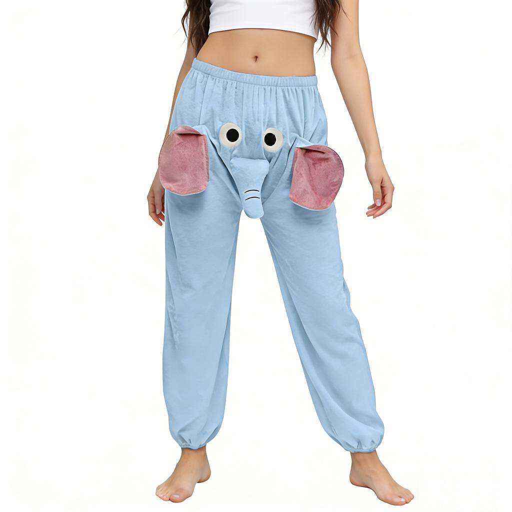Women's Color Elephant Pants Data Casual Pants