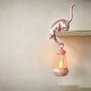 Cute Figurine Cat Wall Hook Light 3D Printed Cat Decor Lamp Cat Shaped Hook  Desk Organization