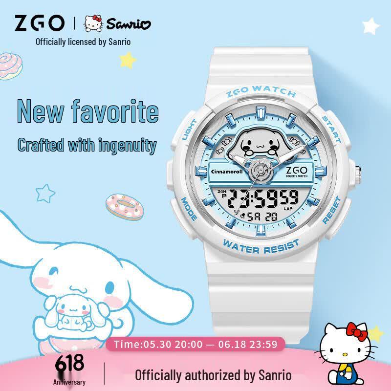 ZGO Sanrio Girls  Waterproof Electronic Watch
