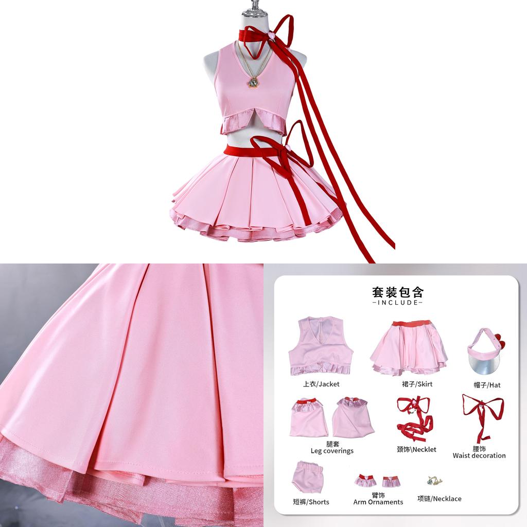 Shugo Chara Hinamori Amu Cosplay Uniform With Soft Polyester For Summer Events
