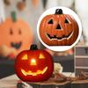 Halloween LED Pumpkin Lights Hollow Pumpkin Statue Lights Desktop Ornaments Halloween Scene Layout Props Home Party Decoration