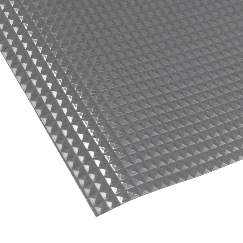 Dulton Protective Mat Vinyl Sheet 45 x 150 cm S Gray Pyramid PVC Floor Kitchen Cupboard Drawer inches Thick PYRAMID RUNNER MAT S GRAY Anti-Slip 0.2 (2