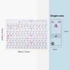 Transparent Removable Piano Key Board Sticker for 61 88 Key Electronic Pianos