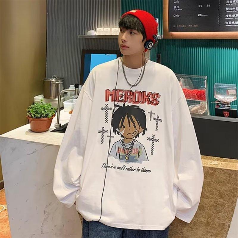 

Мужские футболки Письмо Графический принт Модный бренд футболки для мужчин Мужская одежда Повседневная футболка Мужчина Лето Корейское ретро