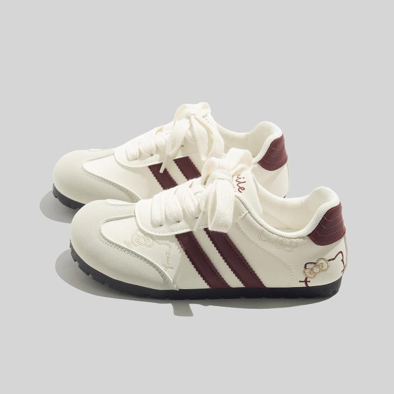 

Women s shoes 2025 autumn new Forrest Gump shoes versatile German training shoes flat sole soft sole lightweight round head casual shoes kt kitten 40