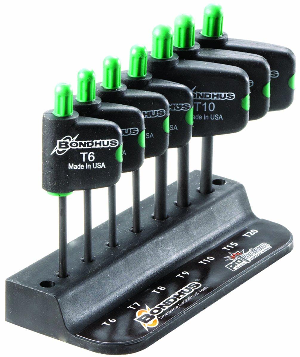 

BONDHUS Flag Handle Star Plus Набор из 7 ключей с подставкой TPFX7