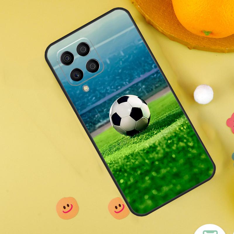 Football Soccer Ball For Samsung Galaxy M31s M13 M33 M53 M52 M32 M12 M14 M34 M54 M11 M21 M51 M20 M15 M55 Case