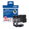 Genuine Brother Black Ink Compatible and LC511BK-2PK-E Cartridge, 2-Pack (Eco-Pack) with DCP-J529N, DCP-J929N-W, DCP-J929N-B, DCP-J916N, MFC-J908N,