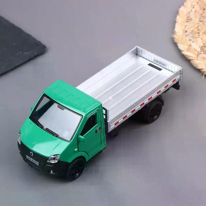 1/36 Skala Legering Tilbage træk Tre-dørs Lastbil, Stilfuldt Design, Kan Transportere Last Drengs Legetøj Trykstøbt Metal Børnelegetøj Transport Lastbil