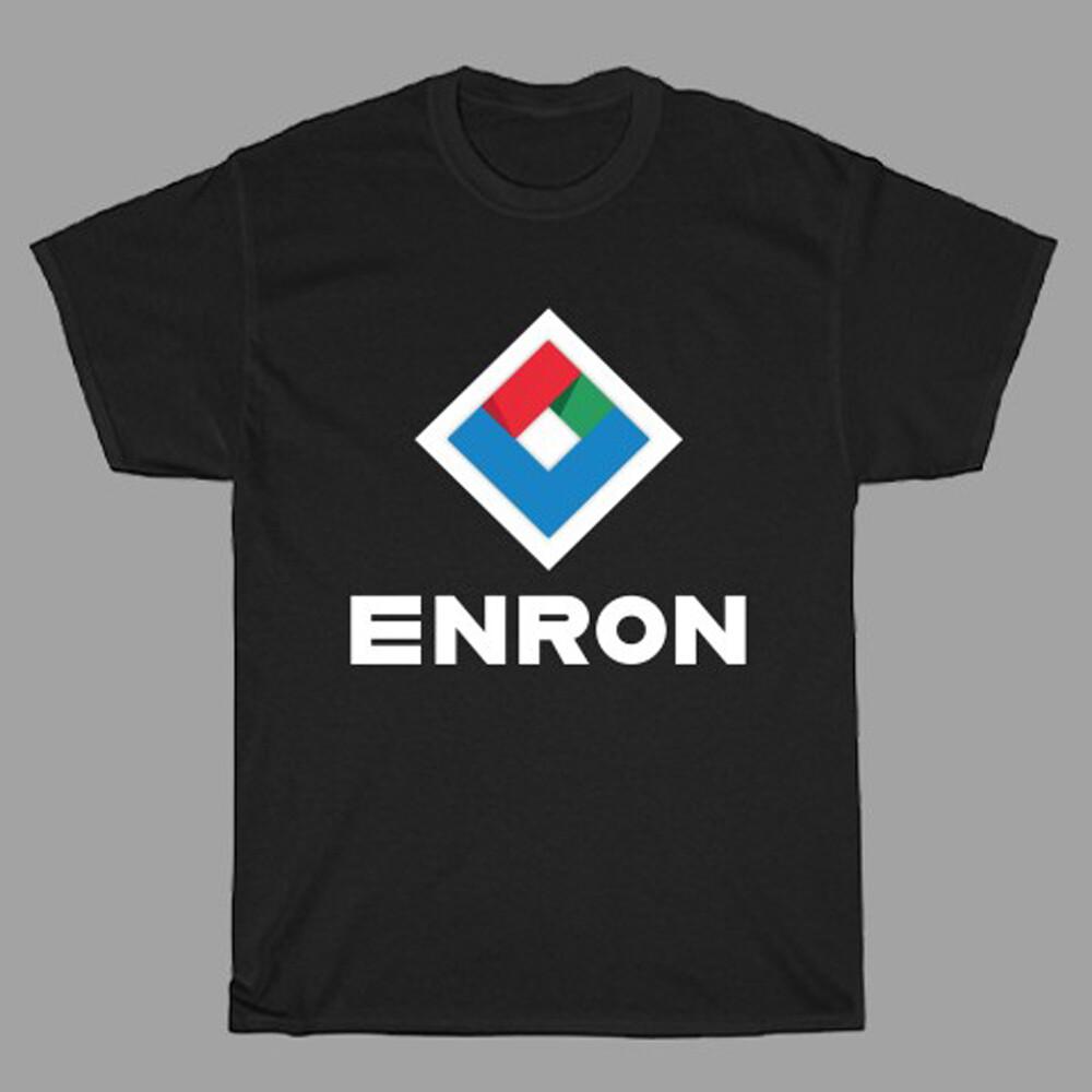 Enron Company Men#039;s Black Size S to 3XL Unisex T-Shirt L