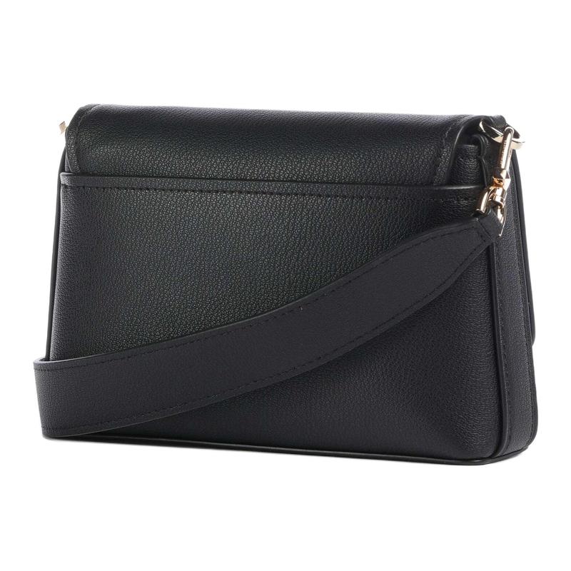 Michael Kors Nessa Nessa Logo Leather Crossbody Bag Small Women Black