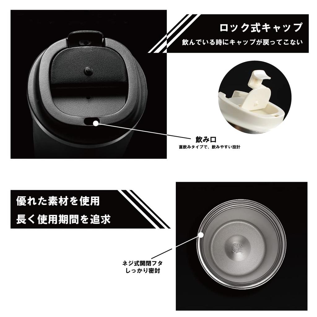 Tumbler with Vacuum Stainless Double Direct Direct Cafe Drinking Students Lid, Insulated, 510ml, Steel, Heat/Cold, Structure, Drinking, Coffee, Style,