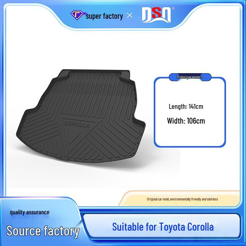 

Гибридный коврик в багажник Toyota Corolla Cross - Аксессуар для интерьера автомобиля TPE Trunk Mat