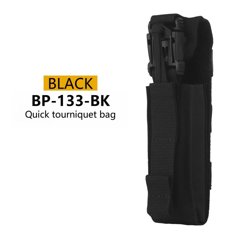 Quick Tourniquet Pouch, MOLLE System Waist Bag, Easy Install Outdoor Accessory, Tactical Storage Pouch for CS Shooting, Camping & Emergency Survival