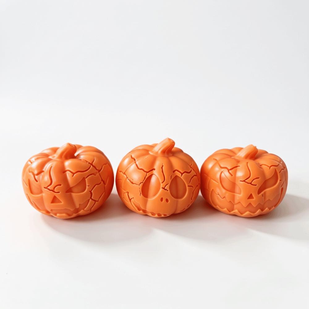 Crunchy Pumpkin Skull Kneading Toy Crackling Pumpkin Skull Squishy Toy Halloween