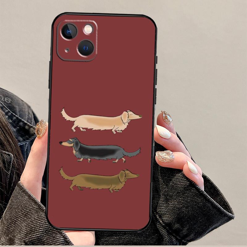 

Dachshund Sausage Dog Phone Case For iPhone 17 Pro Max 11 14 15 16 Pro Max 12 13 mini 16 Plus 16e 17 Air Cover iPhone 15 Pro