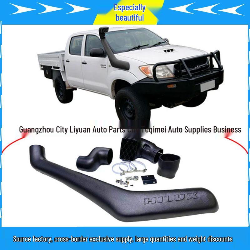 Toyota Hilux Vigo 25 Серия (2005-2014) Шноркель для пикапа Yes матовый черный