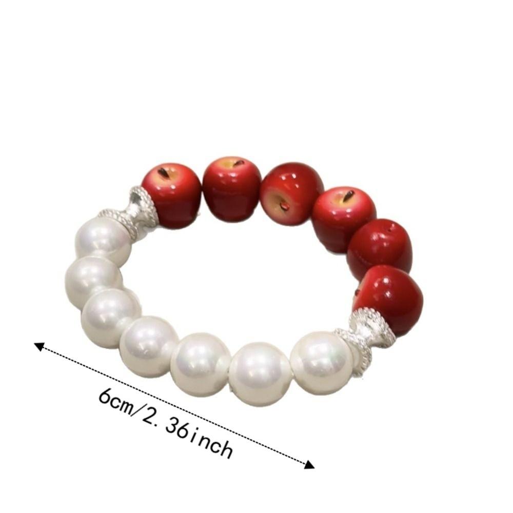Resin Beads Bracelet Dopamine Summer Bohemian Jewelry Kawaii Simulation Fruit Bracelet  Party