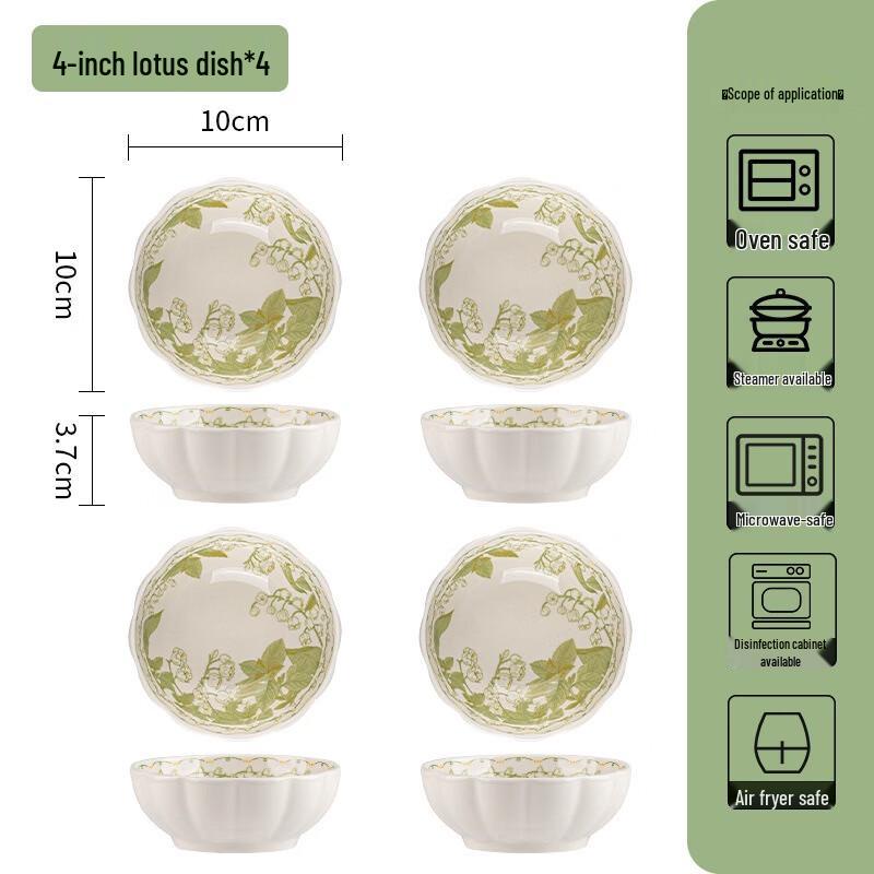 Fumade Underglaze Ceramic Dinnerware Set