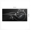 Protective Mat Desk Pad Table Tabletop Abstract Wave 90X45 Cm