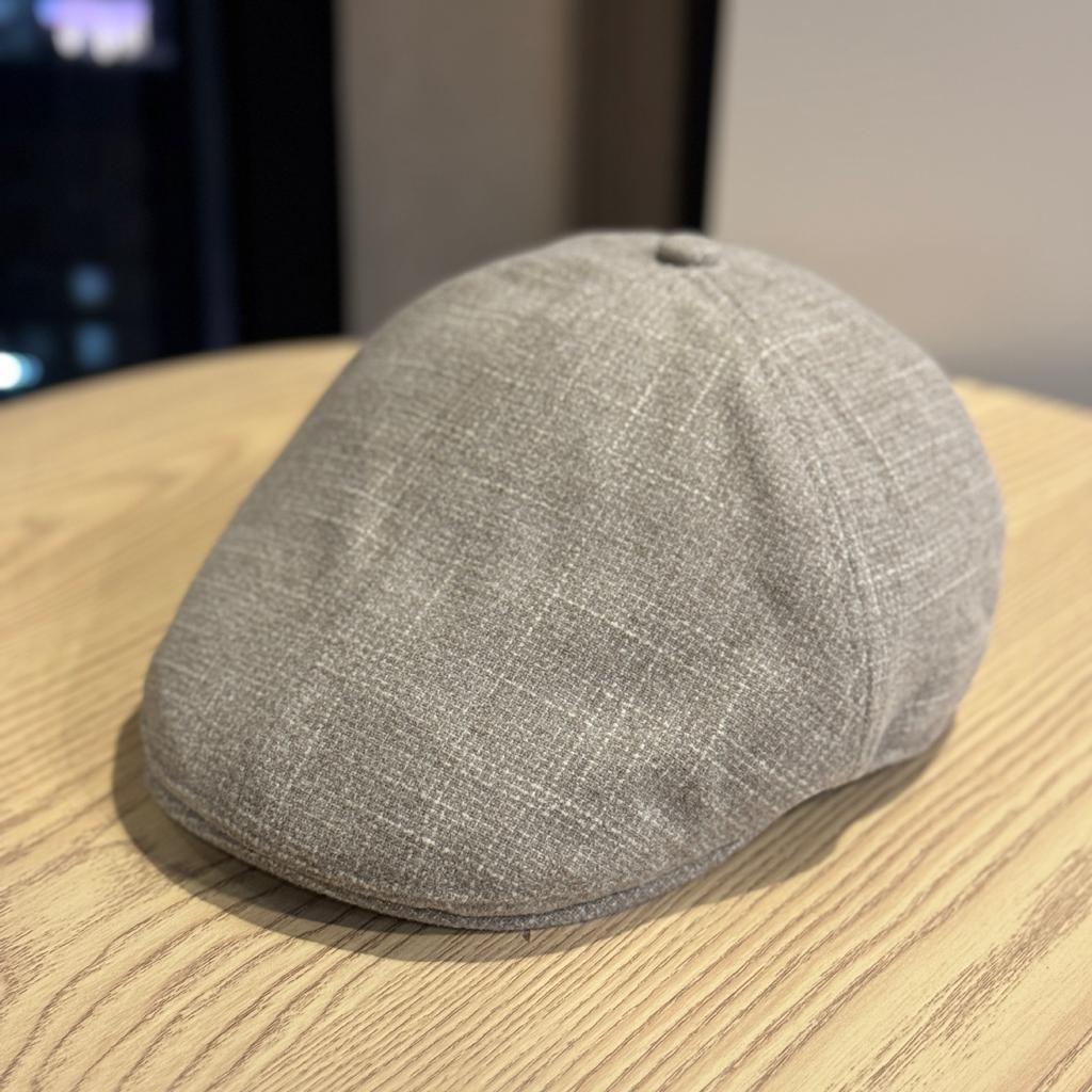 Retro Progressive Hat for Women in Spring and Autumn Versatile Face-showing Small Cap Fashionable and Casual Painter's Hat