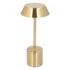 LED Kabellose Schreibtischlampe Gold Wiederaufladbar 3 Farben Touch Dimmbar Batteriebetrieben Schlafzimmerlampe für Re