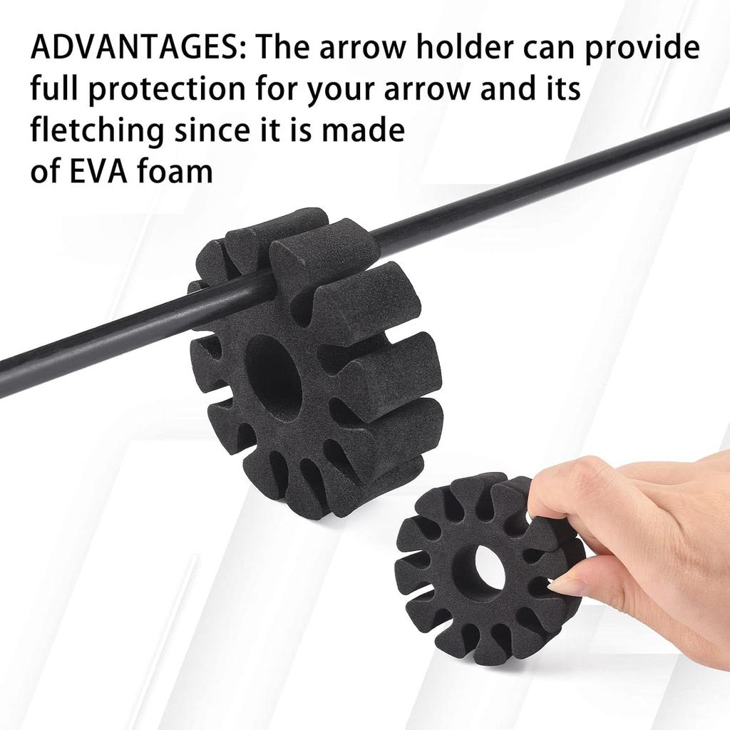 8pcs Arrow Rack Round EVA Foam Arrow Separator Holder for Outdoor Hunting Shooting Accessory