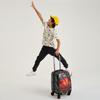 coral high Kids Black Basketball Patterned Children's Suitcase 16745