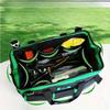 1pc 14-inch Portable Tool Bag, Multi-Pocket Organizer with Adjustable Strap for Mechanics Electricians, Sturdy Zipper Closure