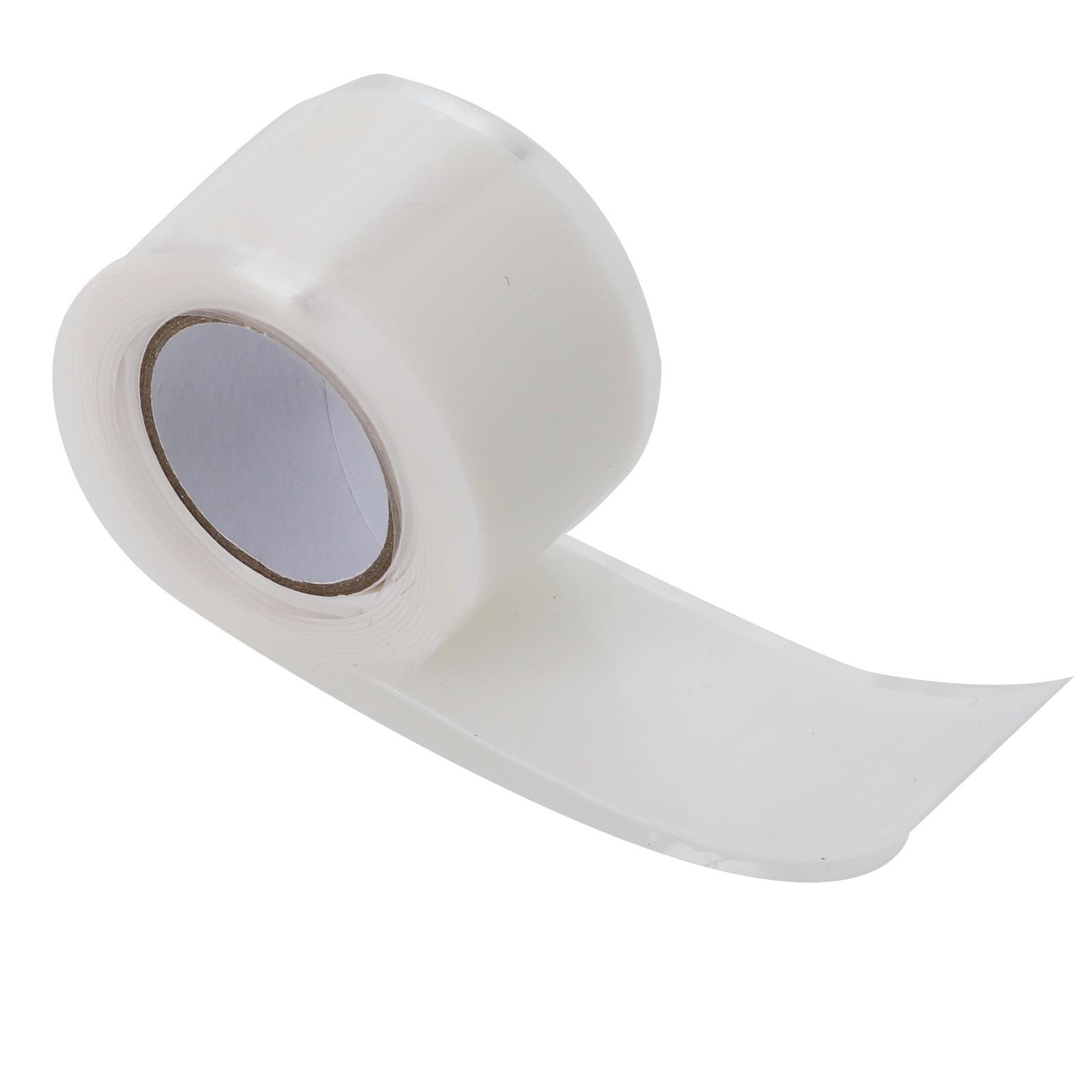 Black Silicone Grip Tape Good Sealing Performance Silicone Soft белый