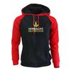 Fleece Hoodie Men Women Raglan Sleeve Oversized Pullover With Kangaroo Pocket Casual Wear