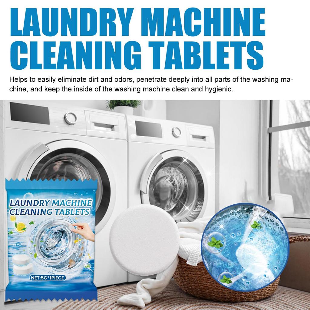 Laundry Machine Cleaning Tablets Washing Machine Sink Descaling, Odor Removal