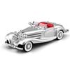 1:18 500K Vintage car classic car Alloy Die Casting Metal Model Sound & Light Series Children's Toy Gift Birthday Present Boys