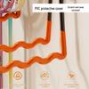 Scaffale da parete e portaoggetti per racchette da badminton e tennis (Senza fori)