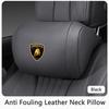 Car Back Support Headrest Neck Pillow Memory Cotton Lumbar For Lamborghini Urus Huracan Aventador Premium Auto Accessories TT1