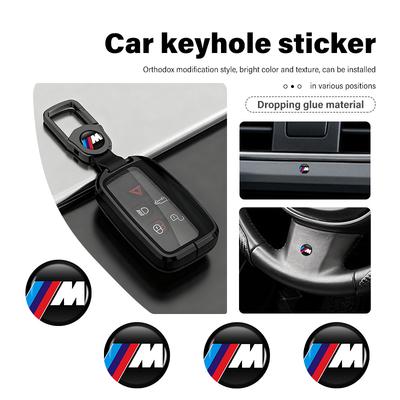Car Door Keyhole Sticker Lock Protection Dustproof Decals For Performance M E87 E30 E46 E28 F35 G20 E93 F20 X3 X