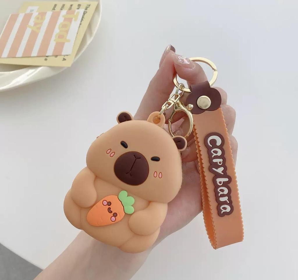 Adorable Capybara Silicone Coin Purse - Cute Cartoon Design for Kids