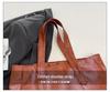 High-End Retro Tote Bag: Stylish, Large Capacity Shoulder Handbag for Commuting