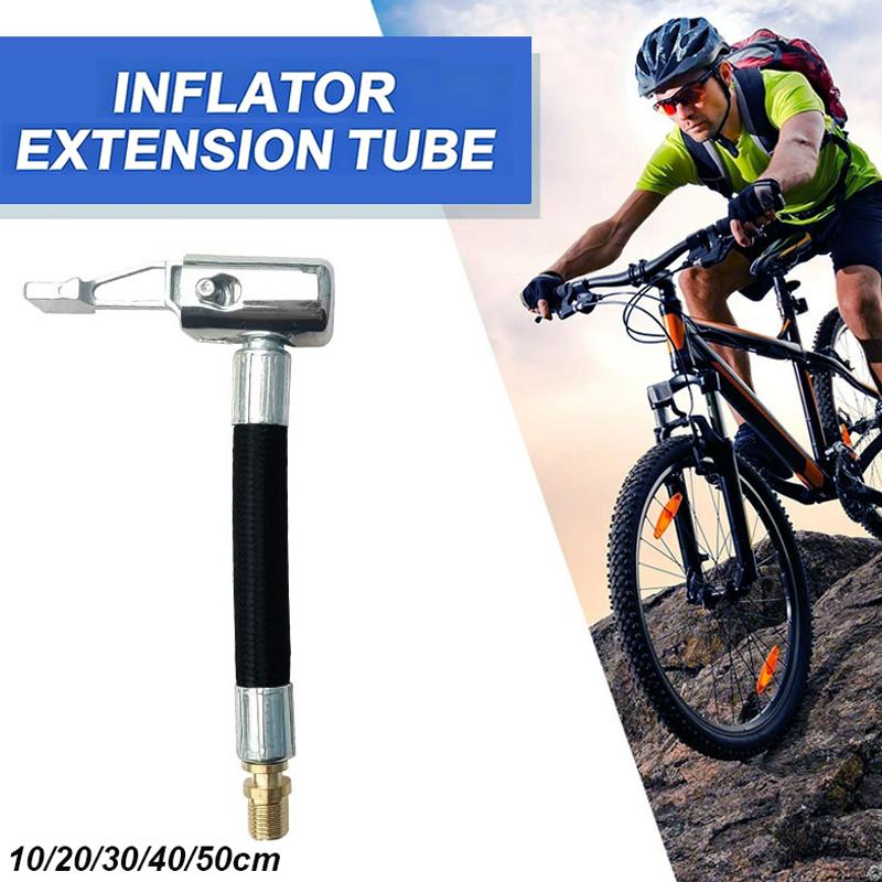 10/20/30/40/60 cm Manguera de Extensión para Inflado de Neumáticos de Coche Adaptador Conector de Tubo de Inflado de Neumáticos de Motocicleta Accesorios Exteriores para Automóvil