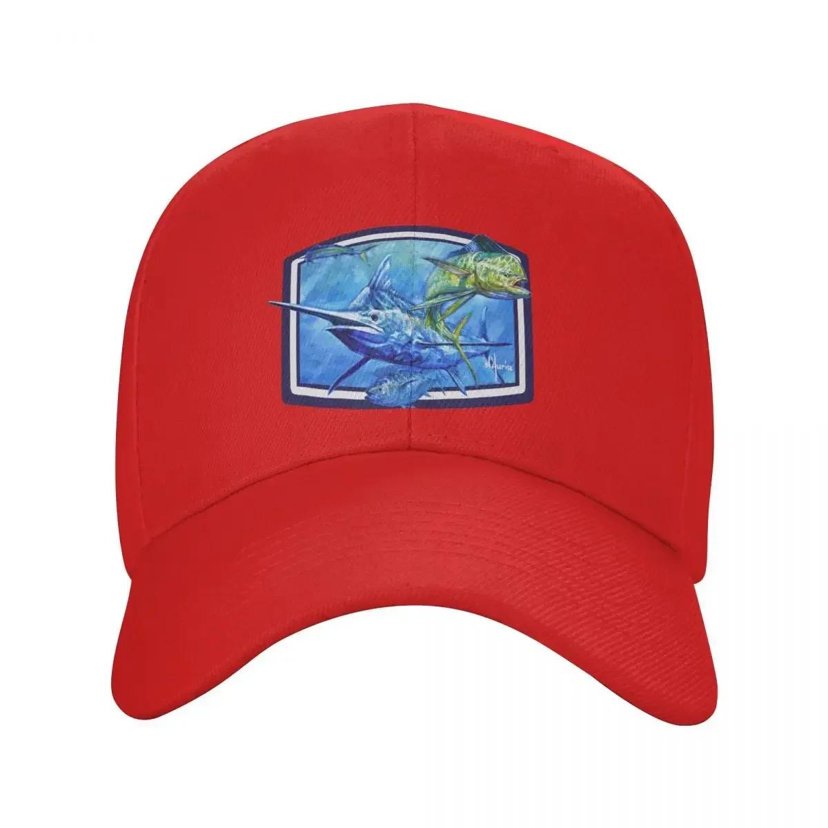 Dorado Marlin and Tuna Baseball Cap Luxury Unisex cap Designer Hat Beach Bag beach hat Hats Unisex Womens